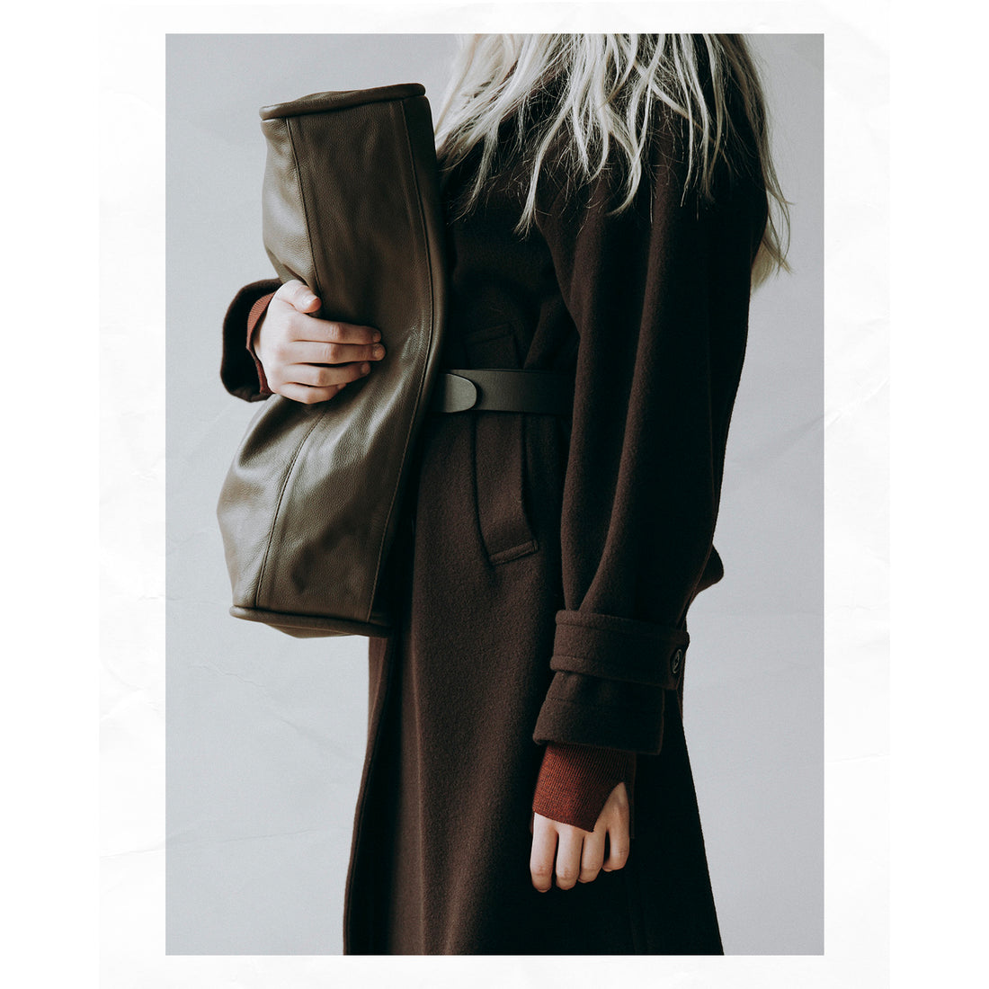 Maryam Nassir Zadeh Lynx Belt in Cedar