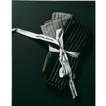 Baserange Linen Kitchen Towel in Many Color Black