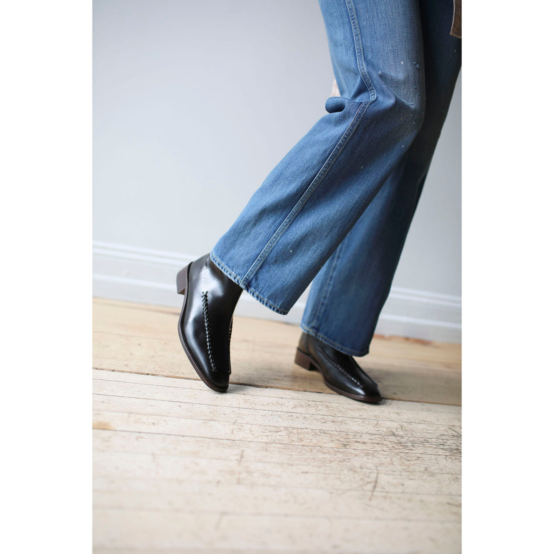 Hereu Metla Polished Boot in Ebony