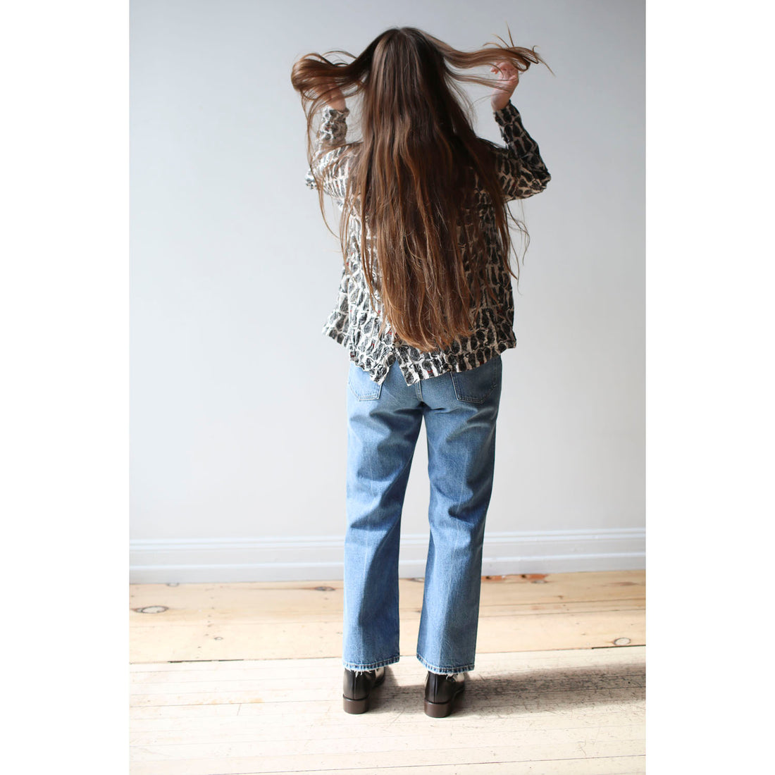 Apiece Apart Rene Kick Flare Jean in Hermosa