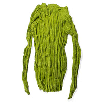 Anaak Camile Long Sleeve Pleated Top in Night Green