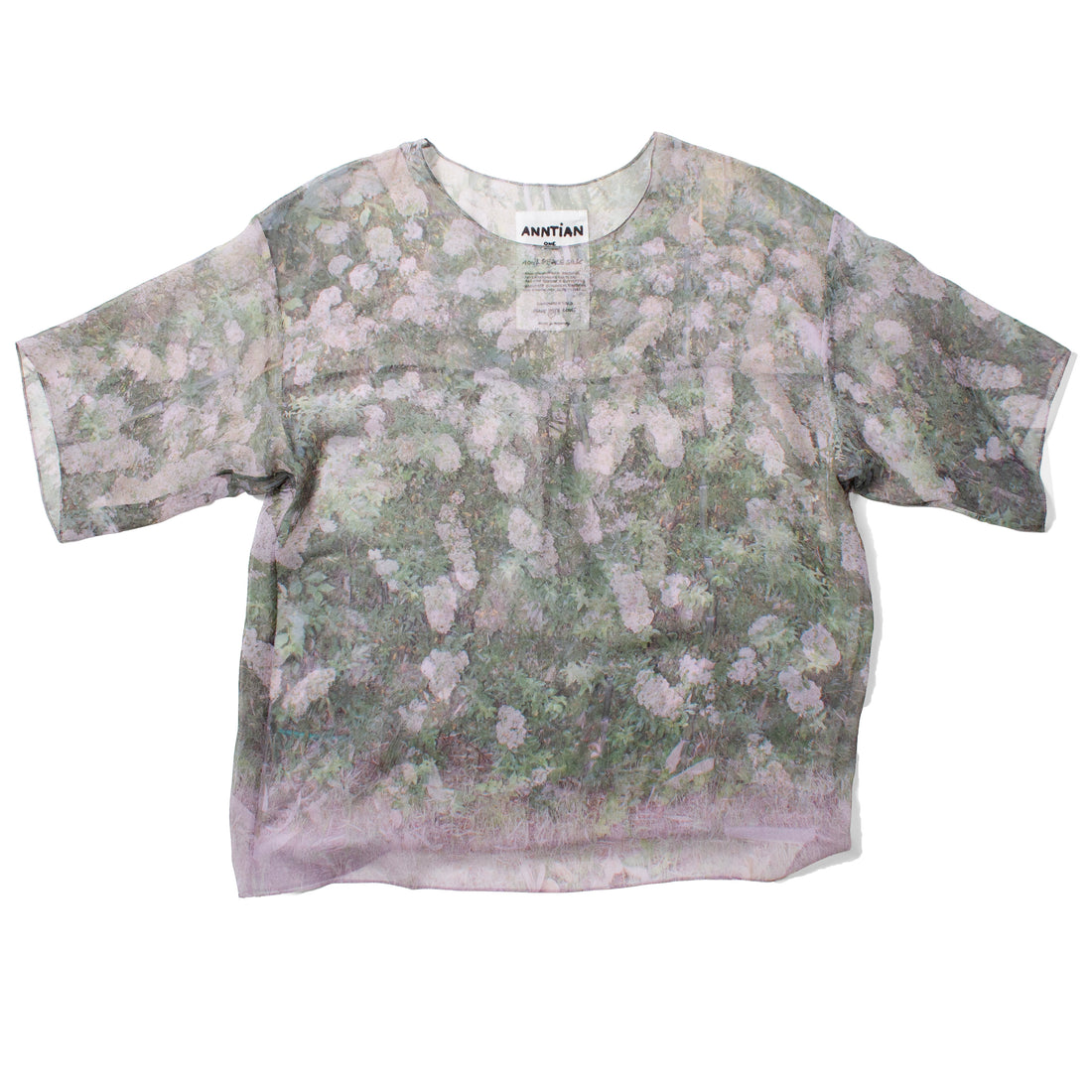 Anntian Chiffon T-Shirt in Print Q
