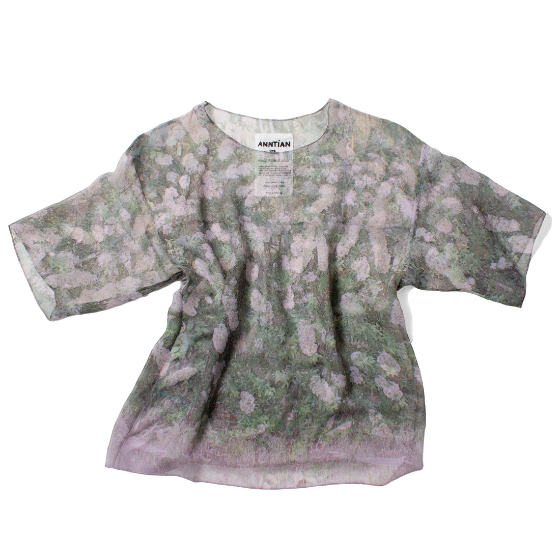 Anntian Chiffon T-Shirt in Print Q