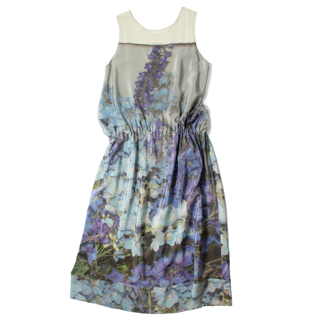Anntian Silk Dress in Print Q