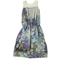 Anntian Silk Dress in Print Q