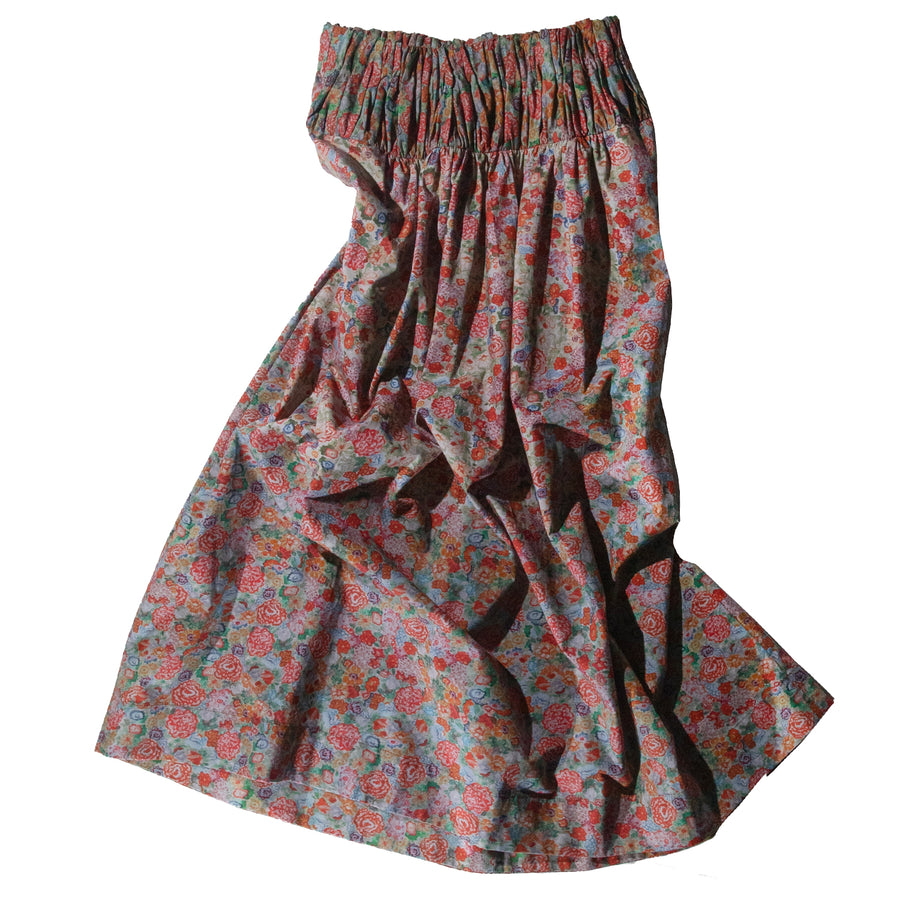 Anntian Skirt Ruffle in Print Bright Flowers
