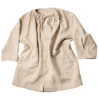 Anntian Trench Jacket in Natural Hemp