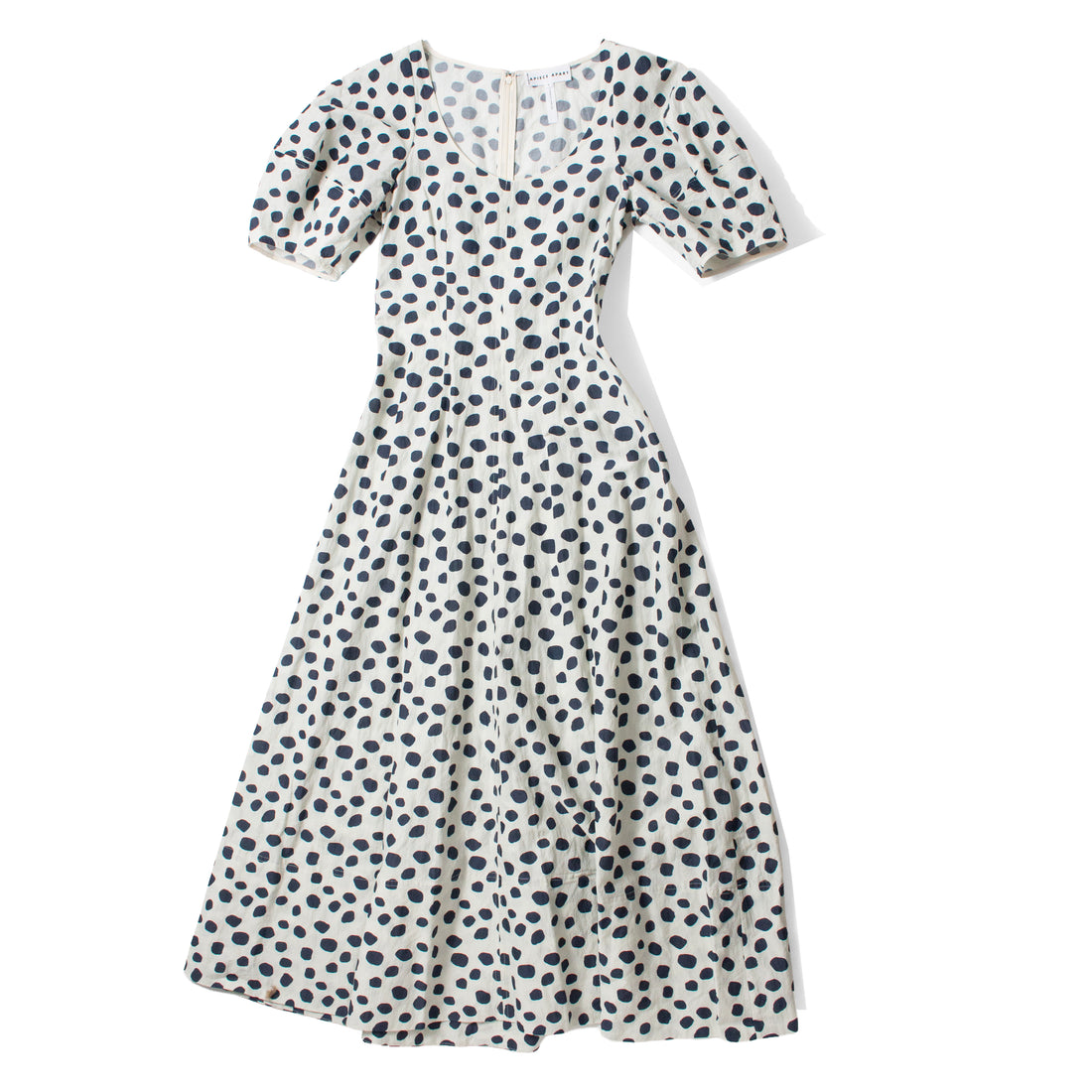 Apiece Apart Anni Scoop Maxi Dress in Yayoi Black & White
