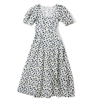 Apiece Apart Anni Scoop Maxi Dress in Yayoi Black & White