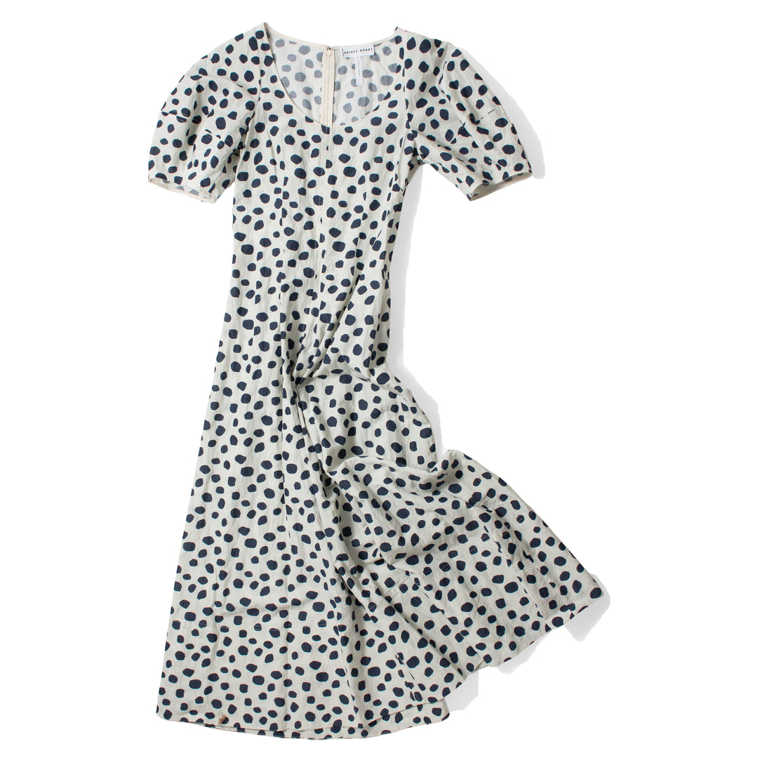 Apiece Apart Anni Scoop Maxi Dress in Yayoi Black & White