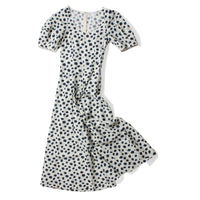 Apiece Apart Anni Scoop Maxi Dress in Yayoi Black & White