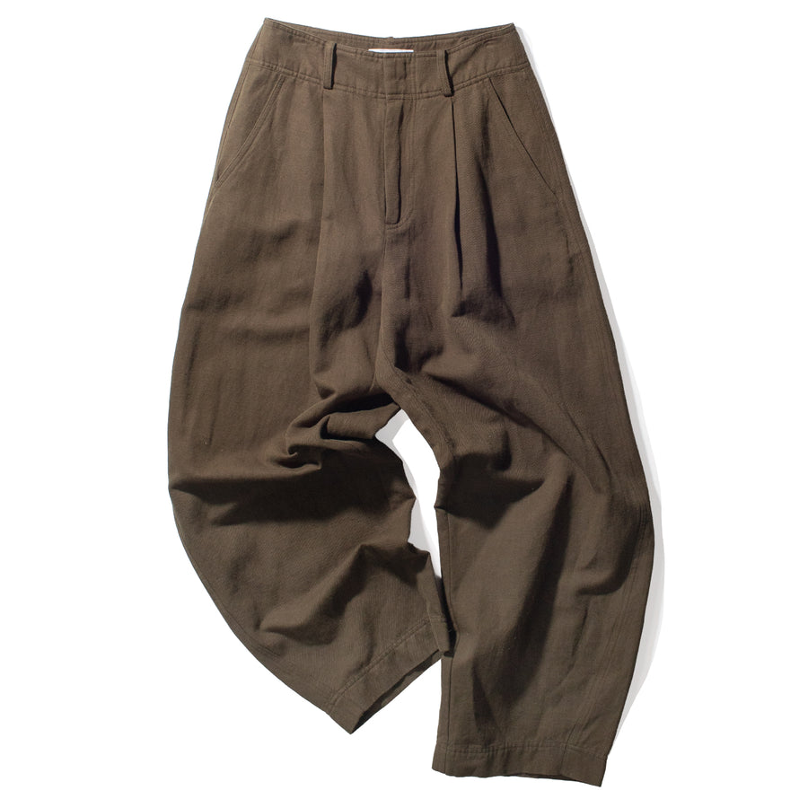 Apiece Apart Bari Crop Trouser in Rosin