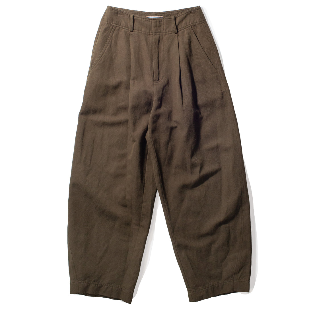Apiece Apart Bari Crop Trouser in Rosin