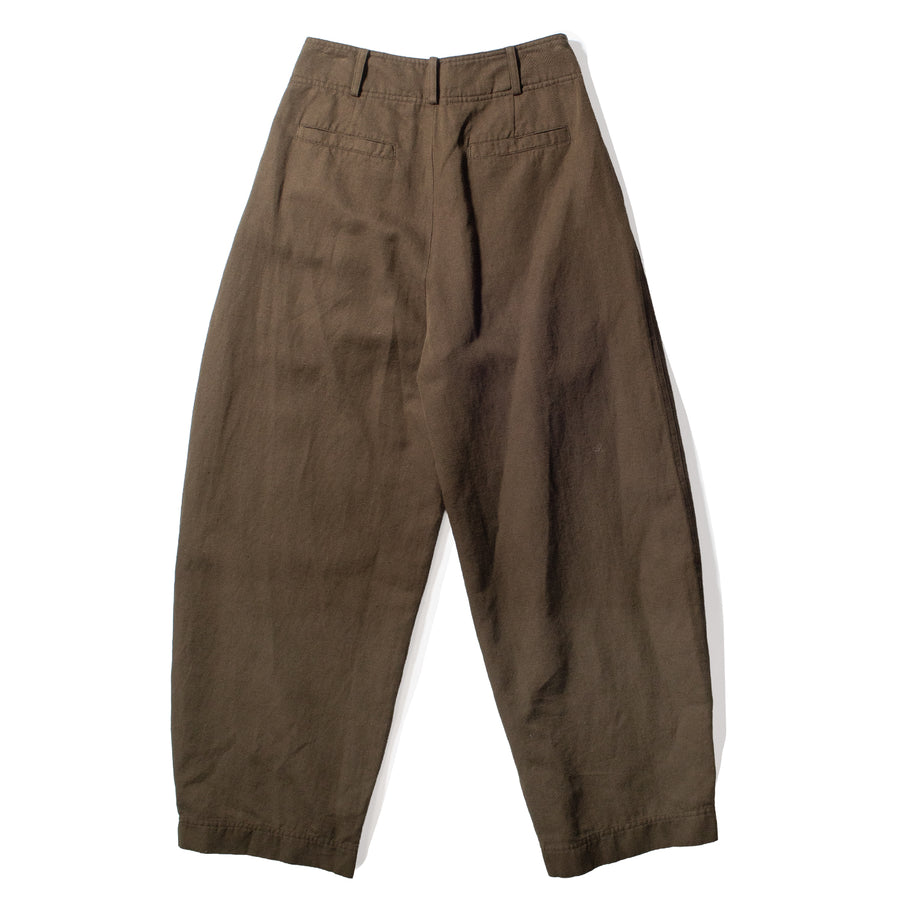 Apiece Apart Bari Crop Trouser in Rosin