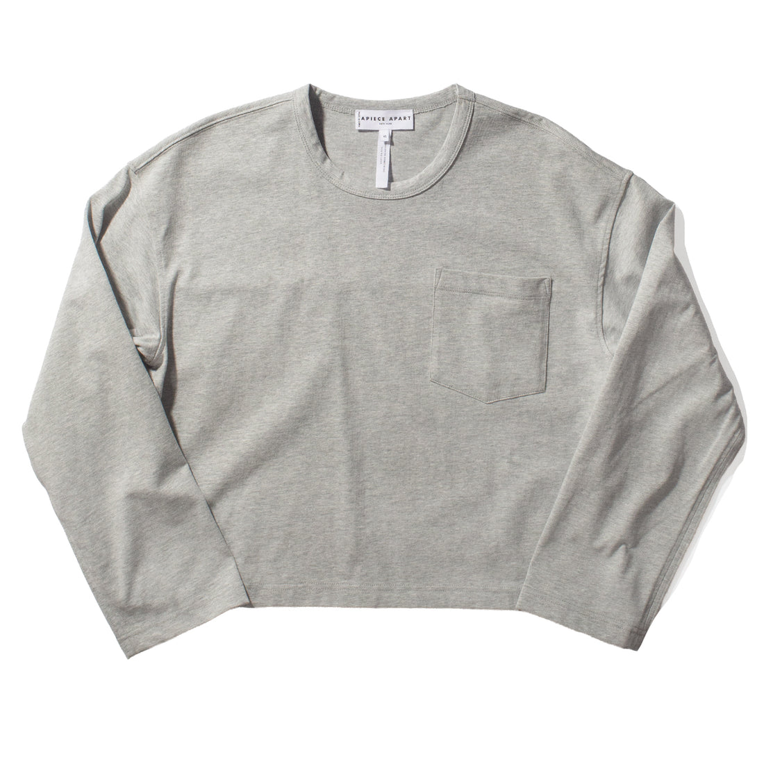 Apiece Apart Boxy Tee in Heathered Grey