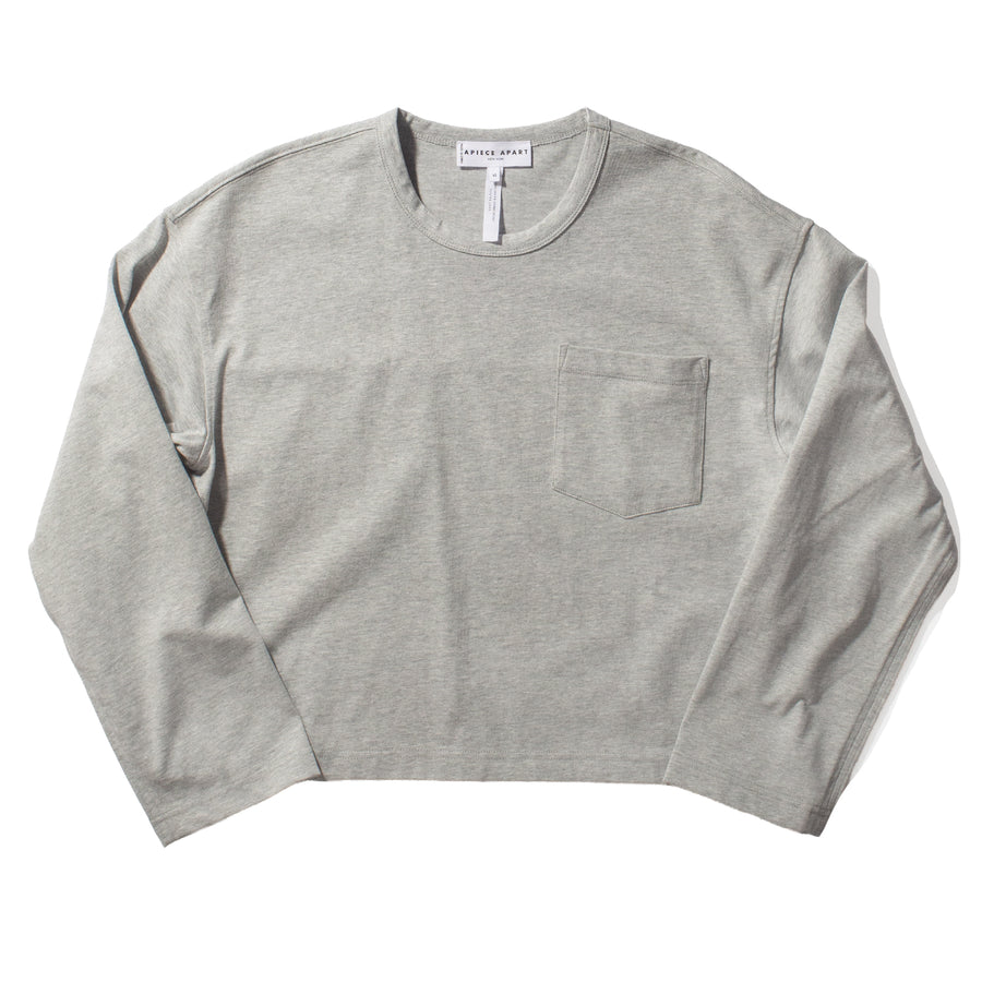 Apiece Apart Boxy Tee in Heathered Grey