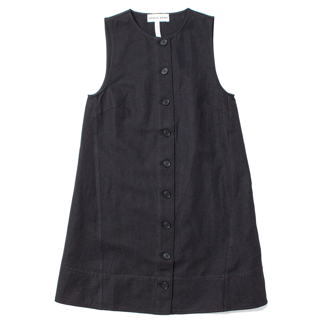 Apiece Apart Godet Mini Dress in Black
