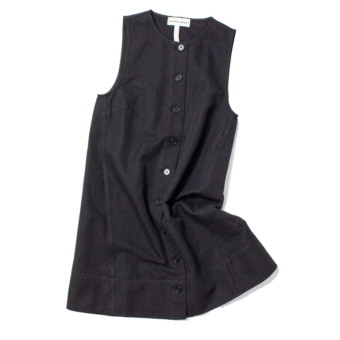 Apiece Apart Godet Mini Dress in Black