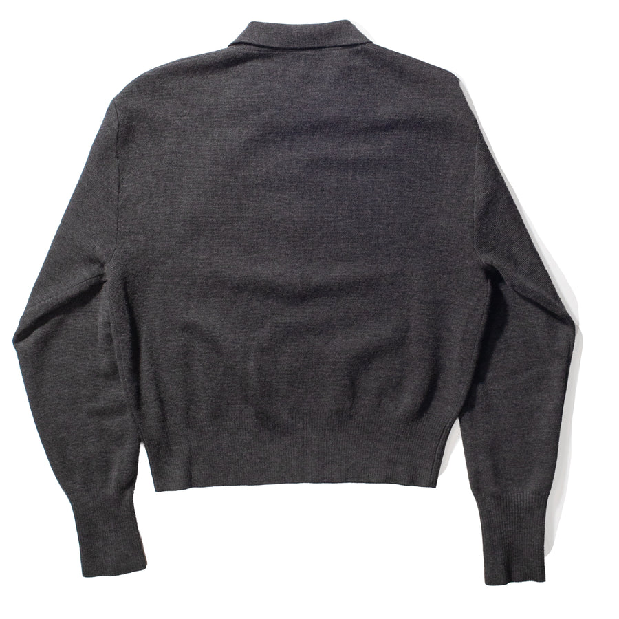 Apiece Apart Kari Polo Knit in Grey