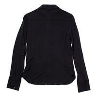 Apiece Apart Merce Slinky Slim Button-Up in Black