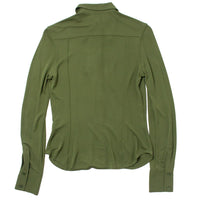 Apiece Apart Merce Slinky Slim Button-Up in Cypress