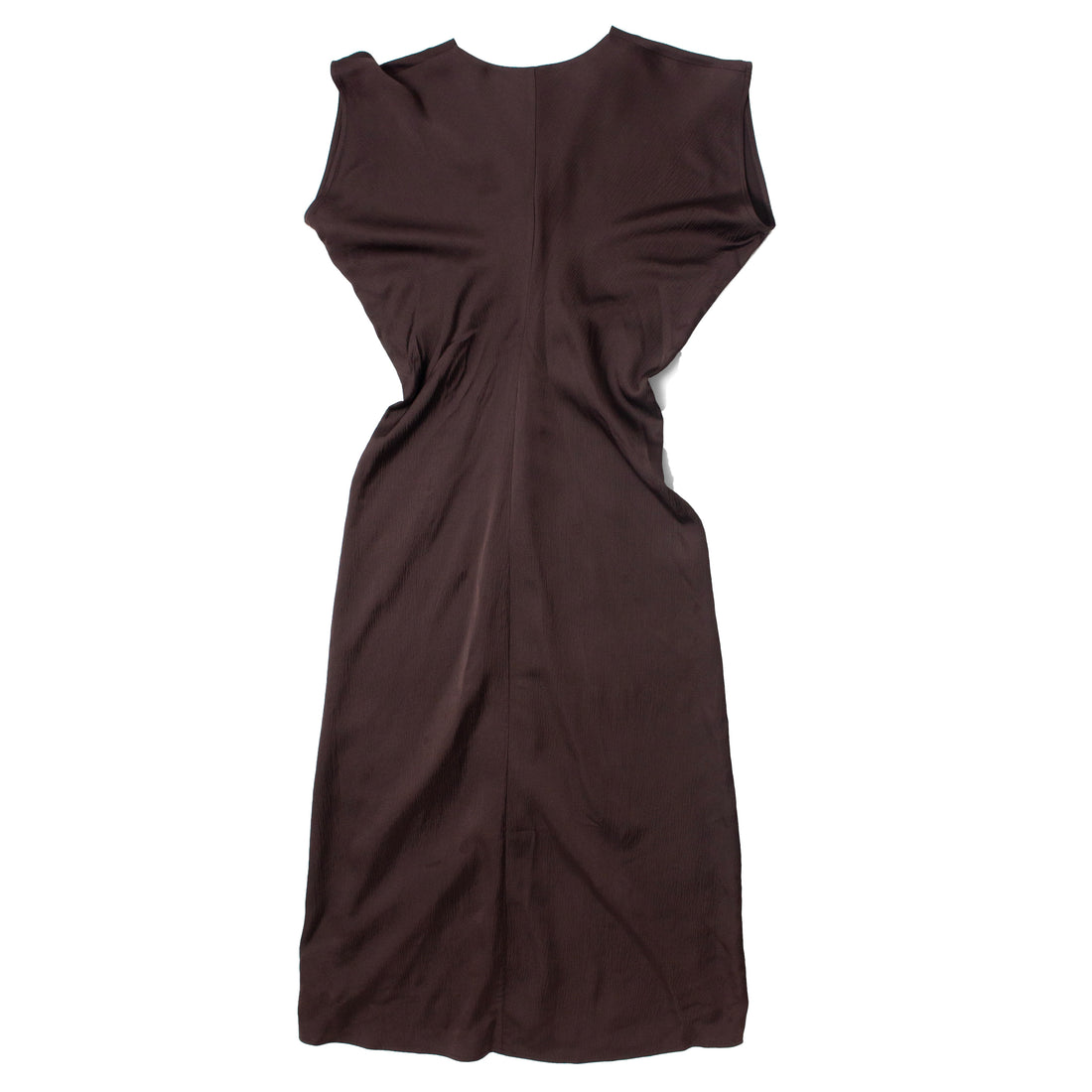 Apiece Apart Monde Drape Bias Maxi Dress in Black Coffee