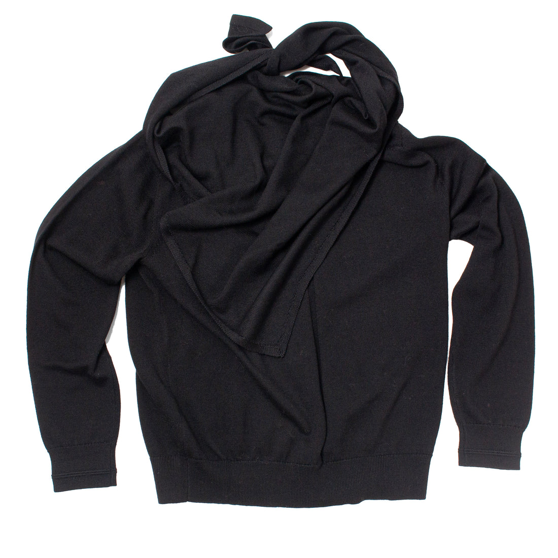 Apiece Apart Drippy Scarf Top in Black