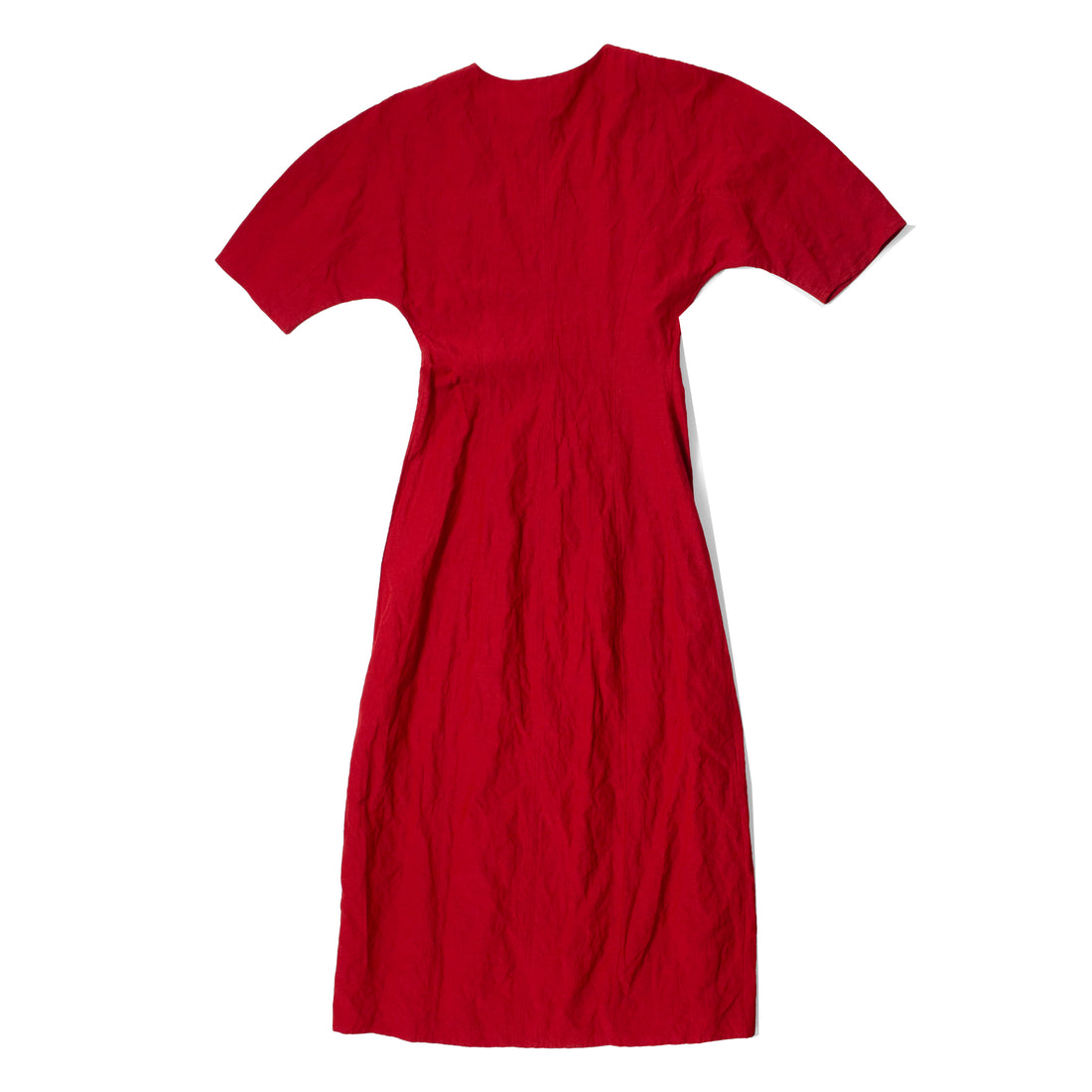 Apiece Apart Noor Button-Front Maxi Dress in Riding Red