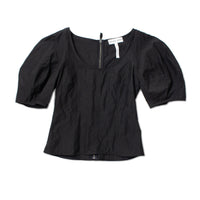 Apiece Apart Scoop Neck Lina Top in Black