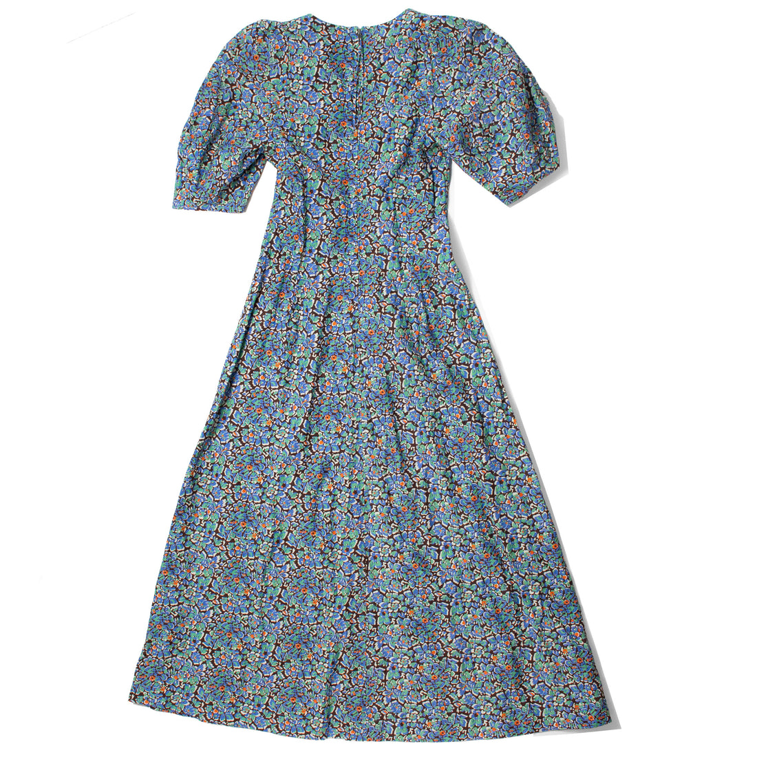 Apiece Apart Sculpted Sabina Maxi Dress in Cloud Cottage Floral