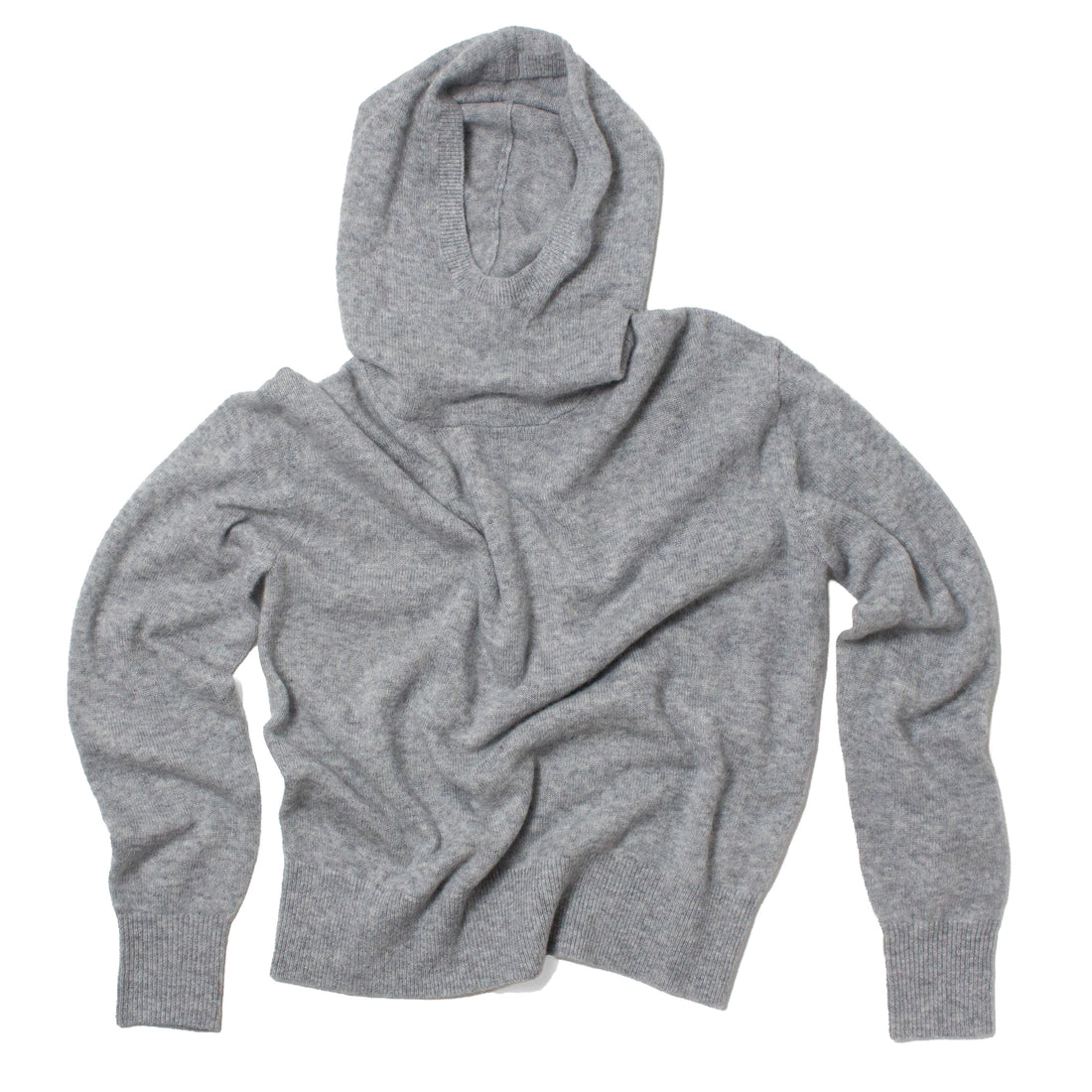 Apiece Apart Softest Tissue Weight Snoody Hood in Heather Grey