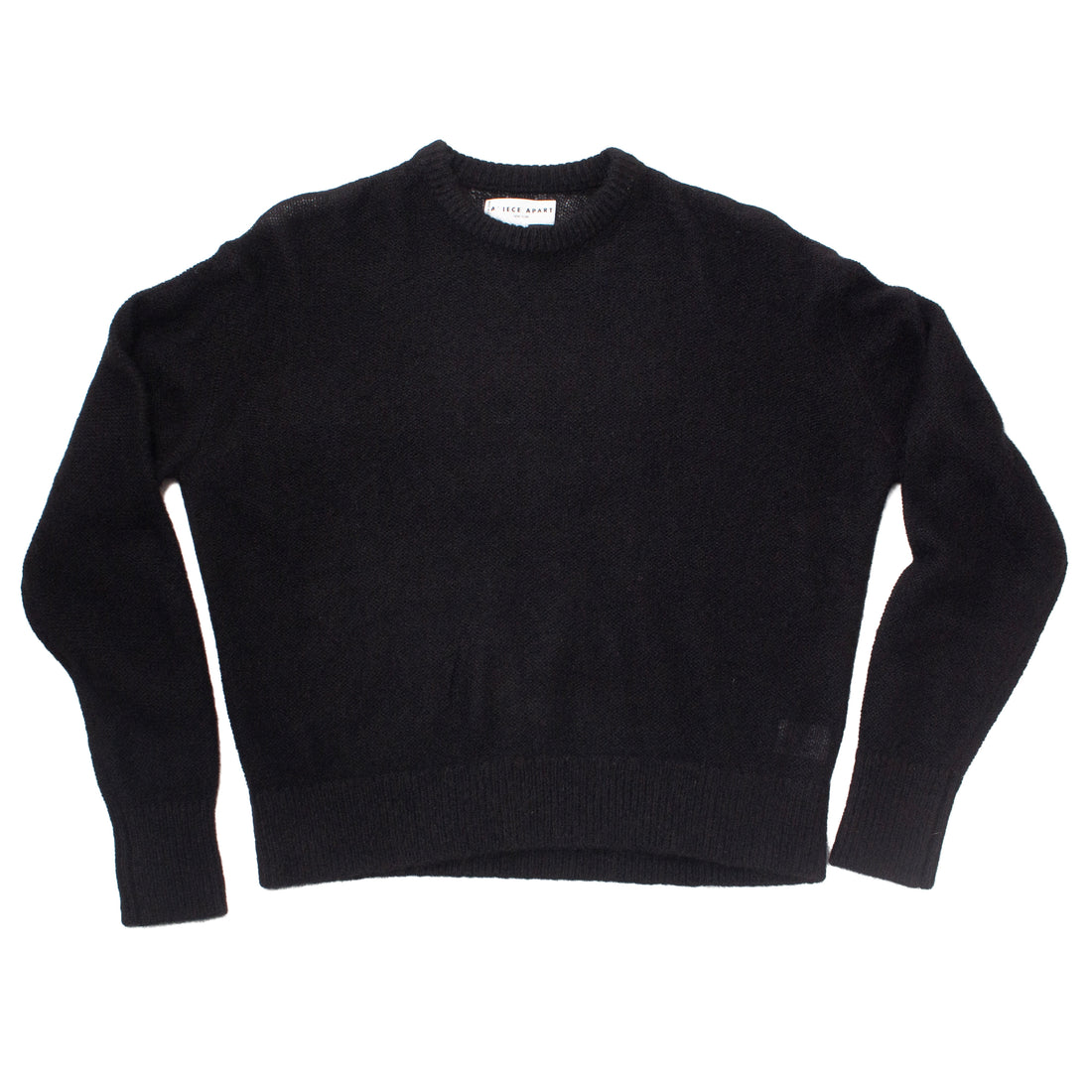 Apiece Apart Softest Tissue Weight Sweater in Black