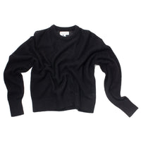 Apiece Apart Softest Tissue Weight Sweater in Black