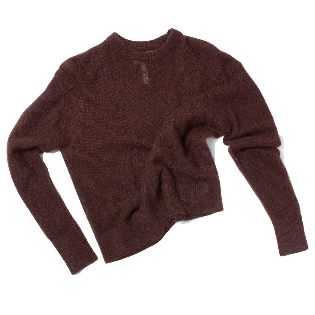 Apiece Apart Softest Tissue Weight Sweater in Chocolate