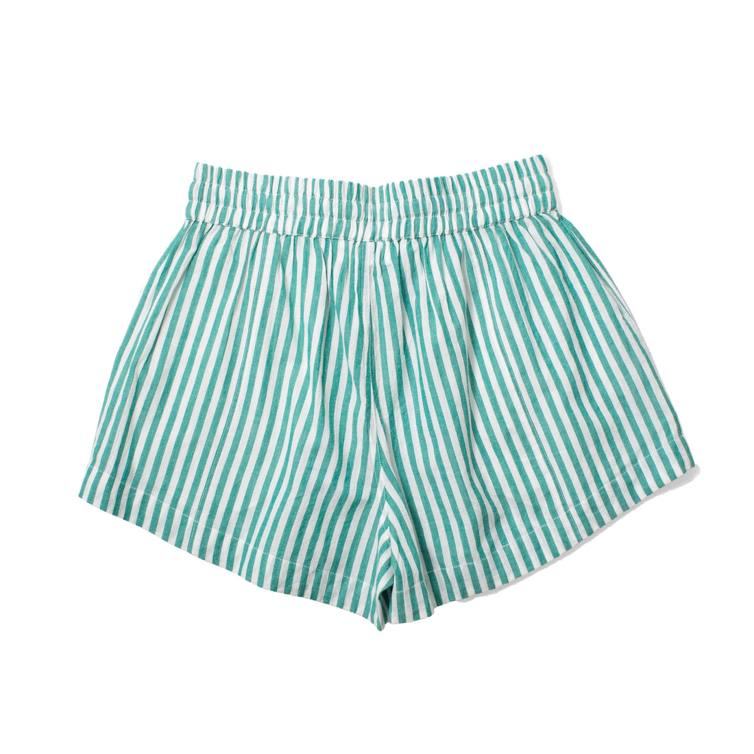 Apiece Apart Trail Short in Yarn Dye Stripe Green