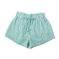 Apiece Apart Trail Short in Yarn Dye Stripe Green