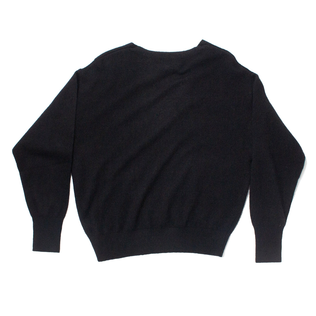 Apiece Apart Softest Silk Cashmere V-Neck in Black