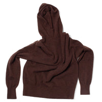 Apiece Apart Softest Tissue Weight Snoody Hood in Americano