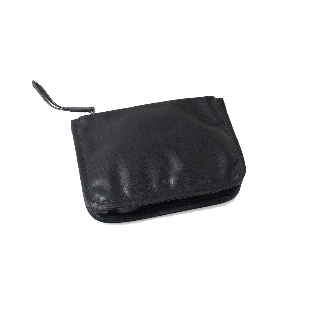 Are Studio Gia Medium Pouch in Black Pebbled Leather