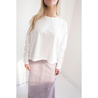 Studio Nicholson Loop Long Sleeve T-Shirt in Optic White