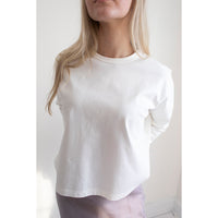 Studio Nicholson Loop Long Sleeve T-Shirt in Optic White