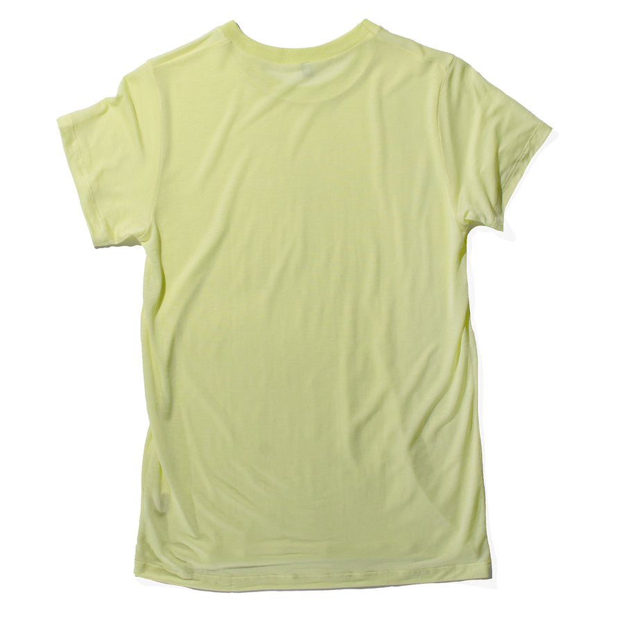 Baserange Bamboo Tee Shirt in Lime