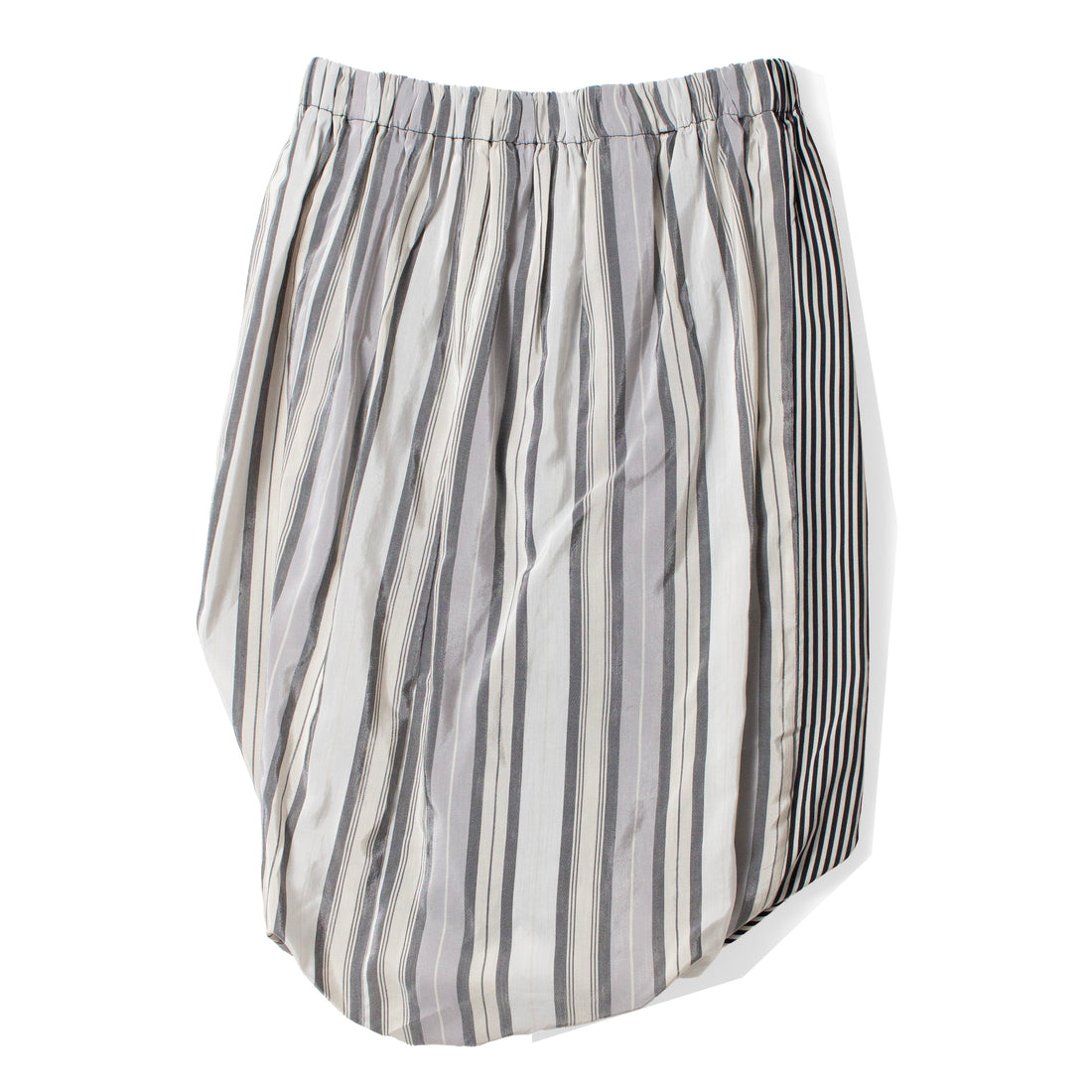 Baserange Bella Skirt in Grey Stripe