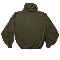 Baserange Calla Turtleneck in Green Brown Melange