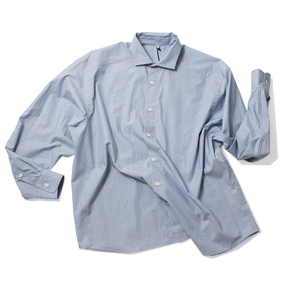 Baserange Claude Shirt in Blue Stripe