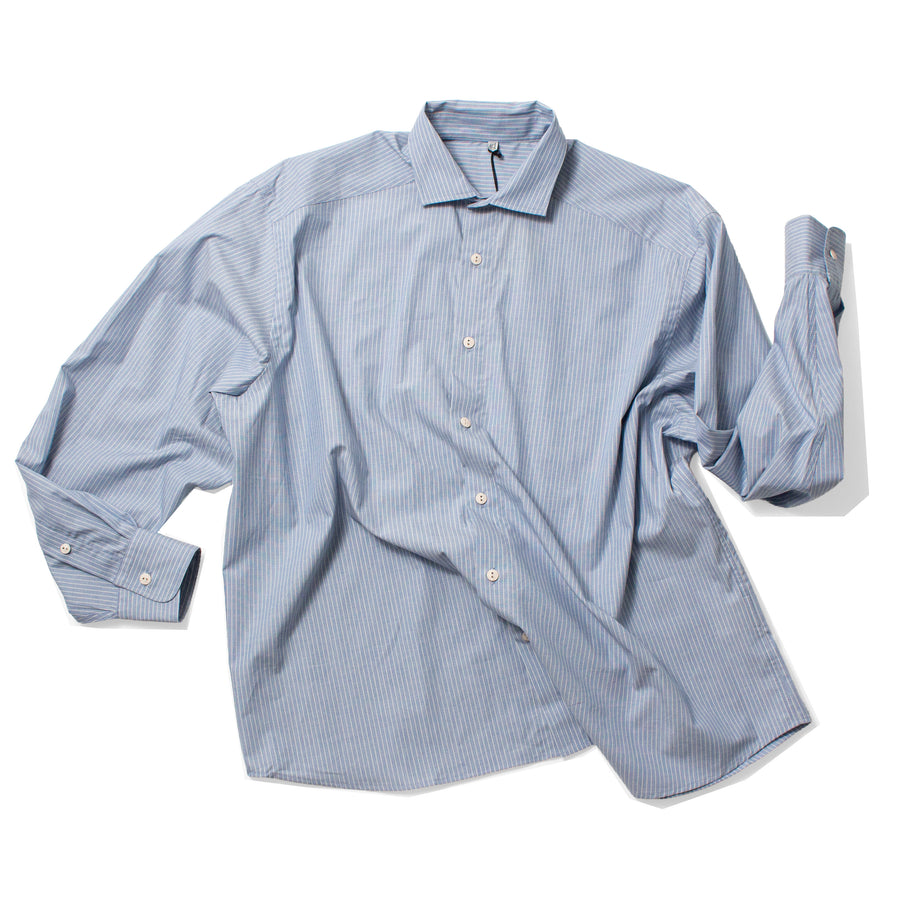 Baserange Claude Shirt in Blue Stripe – JUDITH