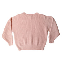 Baserange Mea Pullover in Pink Fa