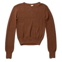 Baserange Tier Sweater in Nocciola Brown