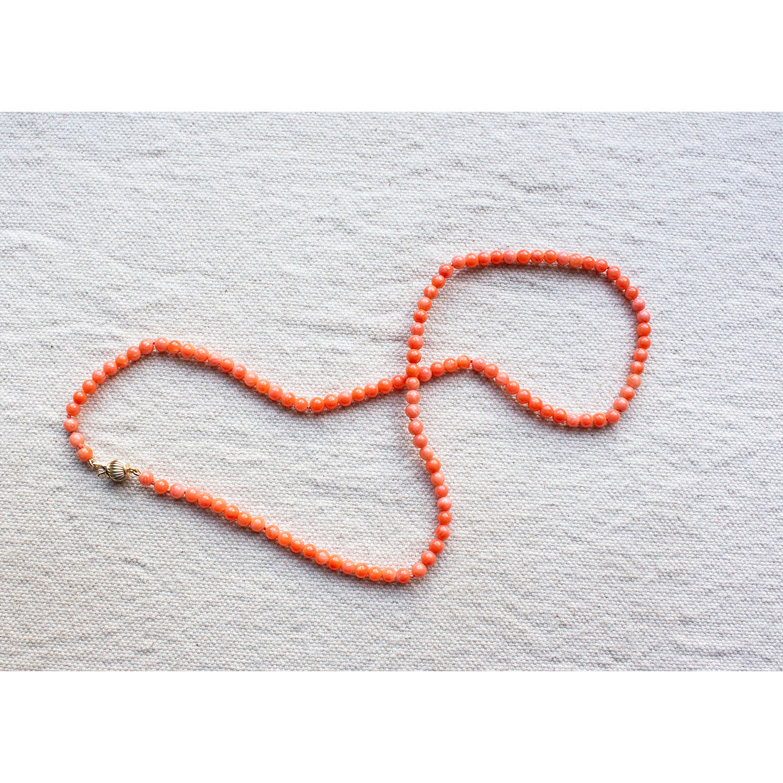 Beatrice Valenzuela Sunset Coral Necklace