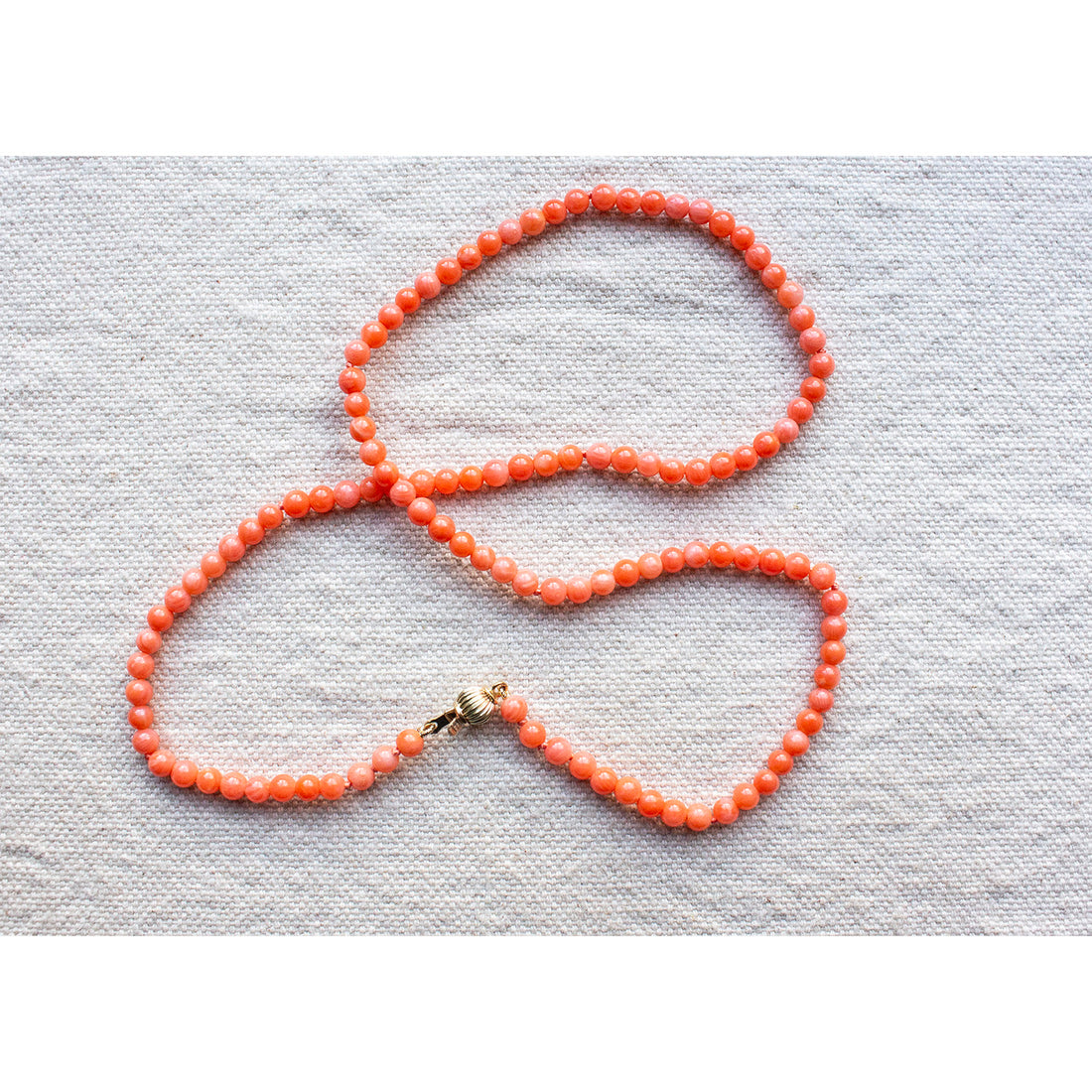 Beatrice Valenzuela Sunset Coral Necklace